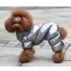 2020 Inverno Caldo Imbottito In Pile Costumi Per Animali Domestici Del Gatto Del Cane di Lusso Caldo Abbigliamento Gilet Cucciolo Addensare Con Cappuccio del rivestimento del cappotto Vestiti Del Cane Bul2503