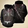 Men's Hoodies Mężczyźni bez polaru bluzy 3D Wydrukowane śmieszne hip hop Nowość streetwear z kapturem jesienne kurtki