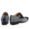 Laarzen Luxe Business Oxford Lederen Schoenen Mannen Hoge Kwaliteit Maat 48 49 50 Puntschoen Heren Trouwjurk Patchwork 230721