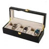 Watch Boxes 6/10/ Wrist Box Holder Storage Case Organizer PU Leather Display Regalos Para Hombre