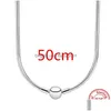 Catene 925 Sterling Sier Collana Catena di moda classica Gioielli fai da te Ciondolo Accessori per la produzione Consegna Pendenti con collane a goccia Dhbz4