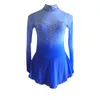 Stage Wear RUBU Customization Figure Skating Dresses Women And Girls Ice For Competition Good Permeability