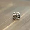 S925 STERLING Gümüş Yüzük Kişiselleştirilmiş Moda Klasik Çift Moda Stili Basit Retro Hipster Jewelry2339