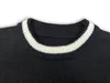 Men's Plus Size Hoodie and Sweatshirt Designer Letter Embroidered Round Neck Sweater Classic Jacquard Sweater Color Black and White Size m-3xl k3e33