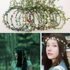 In Stock Fashion Wedding Garlands Bridal Headband Flower Crown Hawaii Flower Tiara Crown Cheap277v