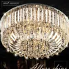 Dia800 Dia680 Dia500 H300mm Modern Round Crystal Chandeliers LED Ceiling Lamps Home Lighting For Living Study Room BedRoom Bar 2913