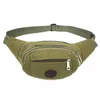 Designer Tactical Canvas midja midja Casual män Kvinnor som kör midjeväskor Cross Body axel ryggsäck midja i Bumbag Fanny Pack Bum Hip Bag 398