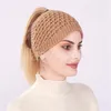 Moda nuovo design accessori per capelli donna lavorata a maglia tinta unita fascia donna fascia per capelli fasce per capelli cappello DE998