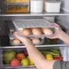 Bouteilles de stockage Auto défilement porte-oeufs boîte réfrigérateur conteneur réfrigérateur économiseurs de nourriture maison cuisine empilable