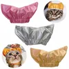 Dog Apparel Pet Shower Cap Cute Waterproof Ear-proof Non-Woven Fabric For Puppy Cat Accessories Supplies233x