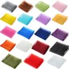 Sashes 100pcs Chair Organza Bows Wedding Party Supplies Christmas Valentines Decor Sheer Fabric Decoration 230721