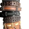 100pcs Mens Womens Vintage Genuine Leather Surfer Bracelet Cuff Wristband Fashion Jewelry Gift Bracelet Mixed Style Jewelry Wholes3739889