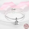 2021 Ny 925 Sterling Silver Snake Coffee Cup Dog Cz Cactus Charm Pärlor Fit Original Pandora Armband Fine SMEEXKE GIFT2481