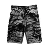 Heren Shorts Zomer Cargo Mannen Cool Camouflage Katoen Casual Korte Broek Merk Kleding Comfortabele Camo Geen Riem 230721