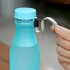 Vattenflaskor 1 st 550 ml plast frostad flaskor bärbar BPA gratis obrytbar sodaval