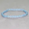 MG0041 HELA 4 MM mini Gemstone Armband Natural Blue Jade Armband för kvinnor handgjorda yoga mala pärlor smycken314h