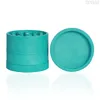 HONEYPUFF 63MM 4 Layers Degradable Plastic Tobacco Herb Grinder Tobacco Spice Crusher For Smoking Pipe Accessories Wholesale