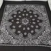 Parei 68 68cm 100 Cotone Nero Rosso Hip Hop Paisley Bandane Sciarpa Punk Skull Bandana Fascia avvolgente per uomo Donna 230721