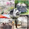 Sets Sets Outdoor Misting Cooling System Kit for Terrace Greenhouse Garden Patio Waterring Irrigation Mister Line 6m18m Spray Atomizer Curtain