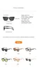 Sunglasses 2023 Trend Wear Fashion Men's And Women's Same Style Street Shooting Concave Shape