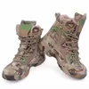Boots Army Tactical Military Sneakers Desert Cowhide Breattable Boots Delta Commandos Camouflage Black Outdoor vandringsskor