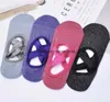 Hot Ademende Anti-wrijving Vrouwen Yoga Sokken Siliconen stippen Antislip Pilates Ballet Ademend Sport Dans exercis Sok Slippers met Grips