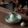 Accessoires Boutique Azure Ru Kiln Ceramic Teapot Kleine porseleinpot met filter thee -maker pot kan verhoogde huishoudelijke kung fu teaset cadeaubon