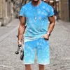 Männer Trainingsanzüge Strand T-shirt Set Kurzarm Sommer 2023 Outfit Sportswear Tops Hip-hop Harajuku Luxus Street Fashion Casual