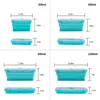 Thermoses 4 PCS Silikon Collapsible Food Storage Containrar med lock Lunch Box Bento BPA GRATIS FÖR KICKEN PRAFTRI 230721