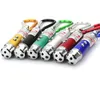 Mini LED Laser Light Cat Red Laser Pointer Beam Pen rolig LED Light Pet Cat Toys KeyChain 3 In1 Tease Cats Pennor LED LIATLIGHT