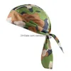 Buitensporten Heren Dames Fietsen Fietsen Cap Bandana Hoed Ademend Zweet Helm Hoeden Schedel Piraat Hoofddoek Hoofdband Camo Tulband