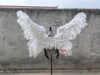 Décoration de fête Beige blanc Imitation plume d'autruche papillon aile d'ange pour mariage anniversaire décor accessoires de photographie créatifs