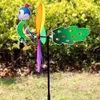 Decorazioni da giardino Animale Ape Sei colori Mulino a vento tridimensionale Cartone animato Giocattoli per bambini Decorazione domestica Girandola Whirligig Yard Decor 230721