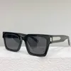 Дизайнерские солнцезащитные очки ацетатные солнцезащитные очки для женщин SL572 квадратных мужских стаканов прямоугольные рамы черепахи черепаха повседневные солнцезащитные очки пляж
