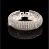 Nouvelle Arrivée De Luxe Strass Stretch Bracelet De Mariage Bracelets Bijoux De Mariée Pas Cher Cristaux Bracelet Pour La Mariée Soirée De Bal Part296N