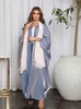 Abbigliamento etnico Elegante Eid Autunno Manica a pipistrello Musulmano Abaya Vestito da donna Modesto Marocco Abito lungo da festa Islamico Turchia Dubai Ramadan Jubah Robe 230721