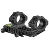 Hunting Integral Offest Ring Picatinny Weaver Rail Mount Diameter 25.4/30mm with Bubble Level for Tactical Riflescope