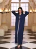 Roupas étnicas Eid Mubarak Ramadan Abaya Dubai Turquia Islam Hijab Muçulmano Moda Vestido Longo Kaftan Robe Longue Femme Vestidos Para Mulheres Caftan 230721