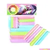 Food Storage Organization Sets Sealing Clip Candy Color Sealer Keep Fresh Plastic 12Pcs/Pack Snack Bag Clamp Drop Delivery Home Ga Dhfkv