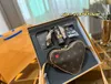 Mini Love Bag Pop My Heart Beutel Designer Schulterkosmetiktasche Umhängetasche Halter Brieftasche Gesteppte weiche Ledergeldbörse Damen-Make-up-Tasche