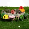 Decoratieve Bloemen 12 Stuks Levende Vetplanten Planten Speelgoed Kamer Miniatuur Bomen Tuin Nep Model Plastic Ornament