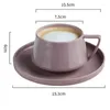 Fubry spodki 250 ml kawa ceramiczna Wysokiej jakości kubek śniadaniowy zestaw europejski w stylu cappuccino mokha herbat