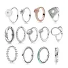 Cluster Anneaux Bijoux 2023 Femmes Bracelet 925 Boucles D'oreilles En Argent Sterling Convient Pour DIY Perle Collier Cadeau