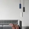 Pendant Lamps Nordic Minimalist Bedroom Bedside Lights Single Long Line Bar Chandelier Modern Simple Kitchen Island Hanging Lighting