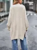 Women's Knits Women S Winter Chunky Knit Maglione Cappotto Manica Lunga Apertura Anteriore Giacca Cardigan Oversize