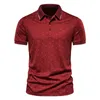 Męskie polo letnie męskie męskie solidne kolorowe kotwica drukowana biznesowa koszulka polo men men krótki rękaw TEESHIRT HOMME 3XL 230721