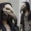 Steampunk Pest Arzt Maske Cosplay Lange Nase Vogel Schnabel Latex Helm Karneval Maskerade Halloween Party Kostüm Requisiten hallowee