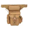 Men Waterproof Oxford Military Drop Fanny Pack Motorcycle leg bag moto tactical Multi-functional waist bags molle 800D Canvas fabric shoulder packs accessories