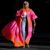 Trenchs Femme Mode Américaine O-cou Manches Longues Imprimé Coupe-Vent Lâche Printemps High Street Hip-Hop Personnalité Femmes