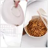 Bowls 1 Set Salad Bowl With Lid Multi-use Soup Kitchen Noodles And Spoon Chopstick